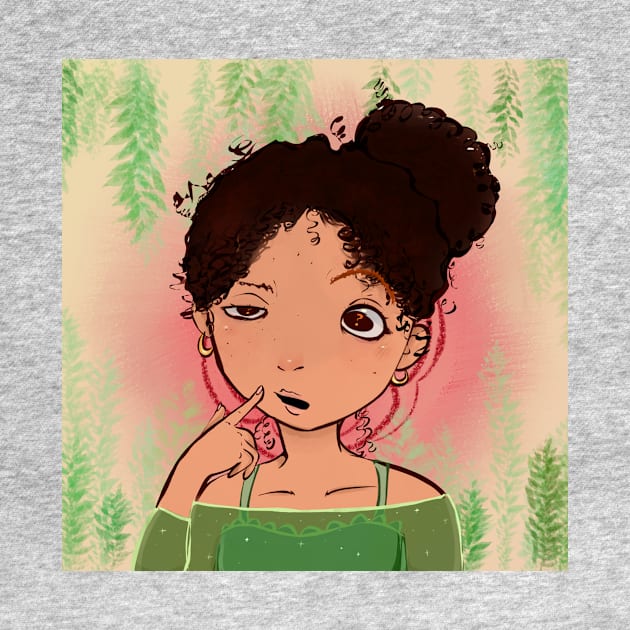 Confused / Thinking Mixed Girl by oof_starfire